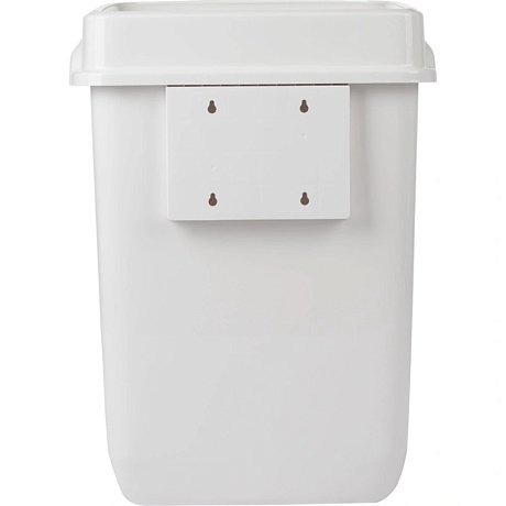 Корзина Luscan Prof Etalon для мусора, с крышкой, 32 л, белый