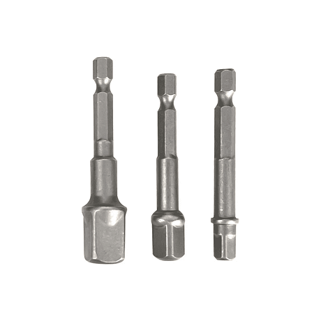 Набор адаптеров шестигранников Deli YS EDL110002, 1/4 на квадрат 1/4'', 3/8'', 1/2