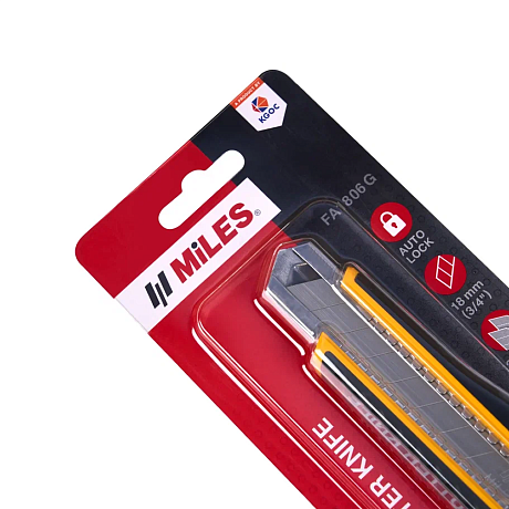 Нож строительный Miles 