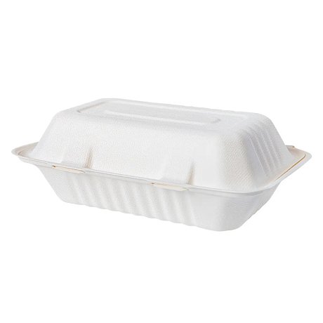 Ланч-бокс 230x158x79 мм, 1 секция, 100 шт/упак, сахарный тростник