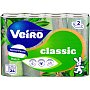 Бумага туалетная Veiro Classic, 24 рулона, 2 слоя, белый 