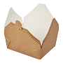 Контейнер бумажный 950 мл Fold Box, 170/155х135/120х50, 60 шт/упак, крафт