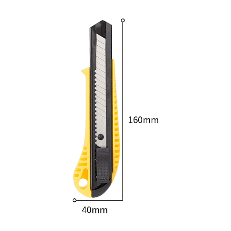Нож строительный Deli YS EDL003, 18 мм, универсальный