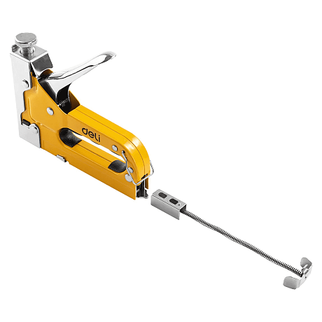 Набор механический степлер и скоборасшиватель Deli YS EDL238105, 3-в-1+ комплект скоб, кейс