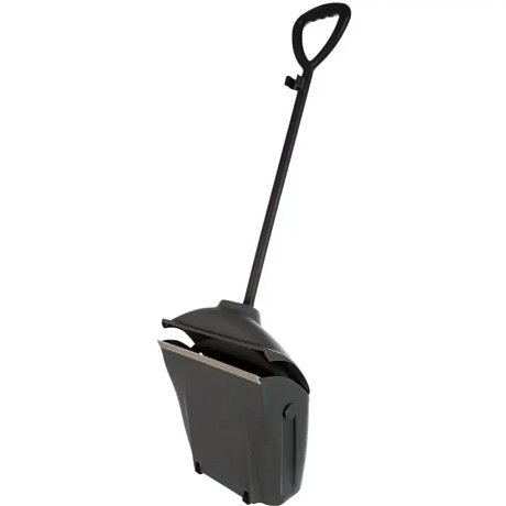 Набор для уборки пола совок (ловушка) + щетка, серый (IT-0446)