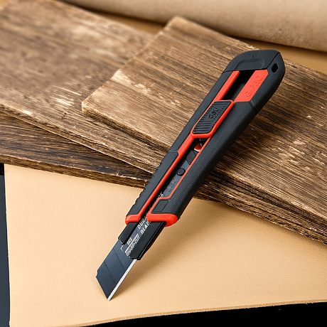 Нож строительный Deli YS EDL018G, 18 мм, универсальный