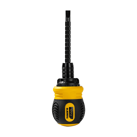 Двухсторонняя отвертка Deli YS EDL626010, с трещоткой, PH2+SL6