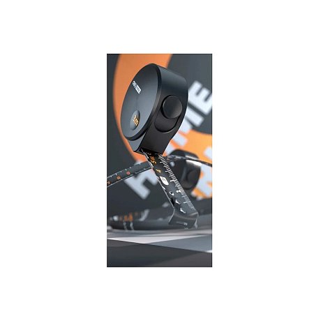 Рулетка Deli HS EHT8316, 3м х 16 мм, Soft Touch, черный