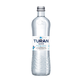Вода минеральная питьевая "Тuran", негазированная, стеклянная бутылка