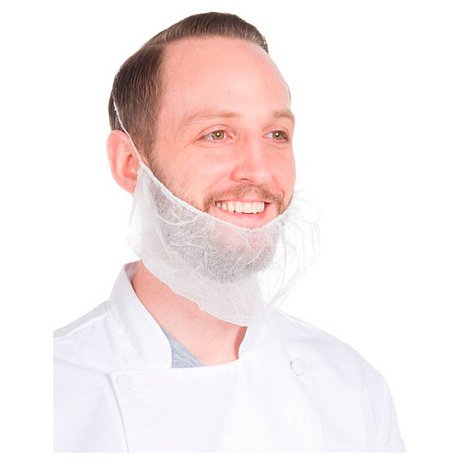 Набородник одноразовый, 12 г/м2, 100 шт/упак, белый