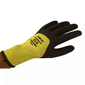 Перчатки полиэстеровые BVB, с латексным покрытием