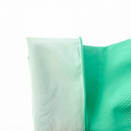 Перчатки латексные HQ Profiline, р-р M, с х/б покрытием, зеленый