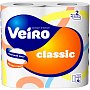 Бумага туалетная Veiro Classic, 24 рулона, 2 слоя, белый 