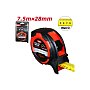 Рулетка Deli RS EDL377528Y, 7,5 м х 28 мм, красный, черный