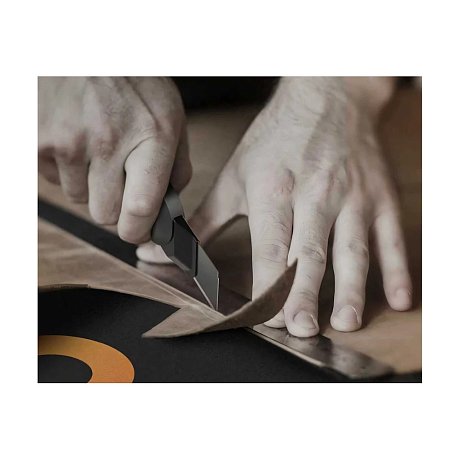 Нож строительный Deli HS EHT4009, 9 мм, Soft Touch, черный