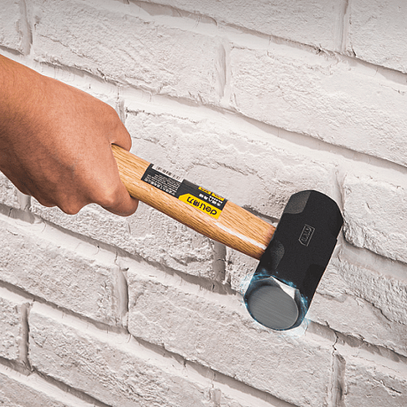 Кувалда Deli YS DL5203, 1.4 кг, деревянная рукоятка