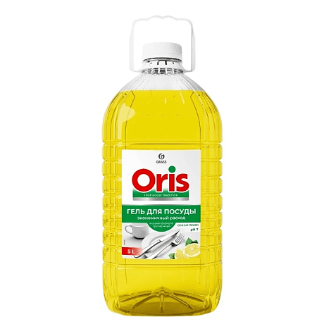 Средство для мытья посуды "Oris сочный лимон", 5 л (126148)