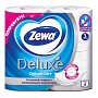 Бумага туалетная Zewa Deluxe, 4 рулона, 3 слоя