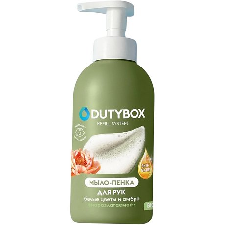 Мыло-пена Dutybox, Белые цветы и амбра, экологичное, 500 мл (db-1228)