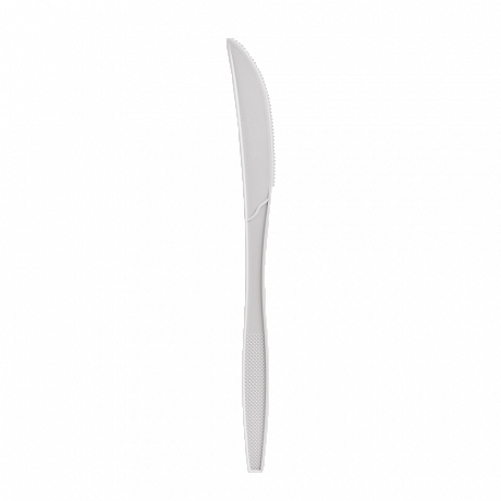 Нож из кукурузного крахмала, 16 см, 50 шт/упак, одноразовый, белый