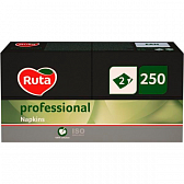 Салфетки бумажные "Ruta", 33х33 см, 2-сл, 250 шт/упак