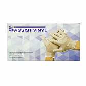 Перчатки виниловые одноразовые 5Assist Vinyl, р-р XL, прозрачный
