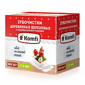 Зубочистки "Komfi", 500 шт/упак