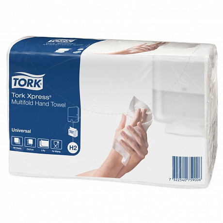Полотенца бумажные TORK Xpress Universal листовые, сложения Multifold, Н2 (471103)
