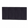 Салфетки бумажные Бик-пак, 1/8 сложение, 2-сл, 200 шт/упак, 33x33 см, черный