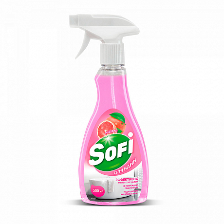 Средство чистящее для сантехники и кафеля "Sofi", 500 мл, с триггером (125591)