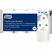 Бумага туалетная TORK Premium Т4, 3-сл, 8 рулонов, 15 м (120330)