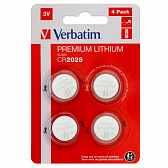Батарейки литиевый дисковый Verbatim
