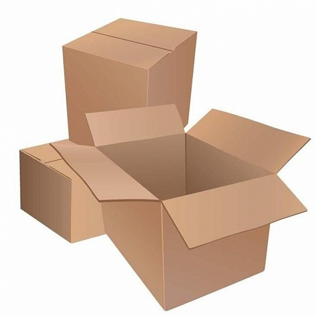 Коробка картонная, 33.5x22.5x29 см, Т22, С, бурый