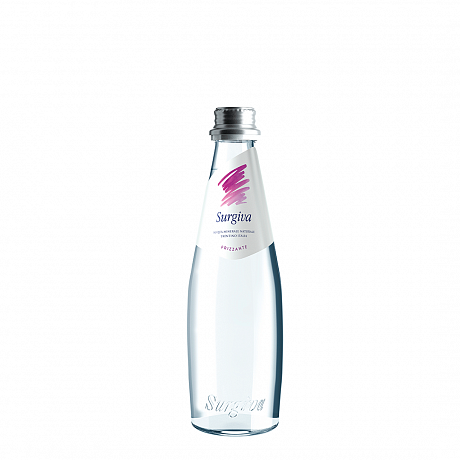 Вода минеральная "Surgiva", 0.25 л, газированная, стеклянная бутылка