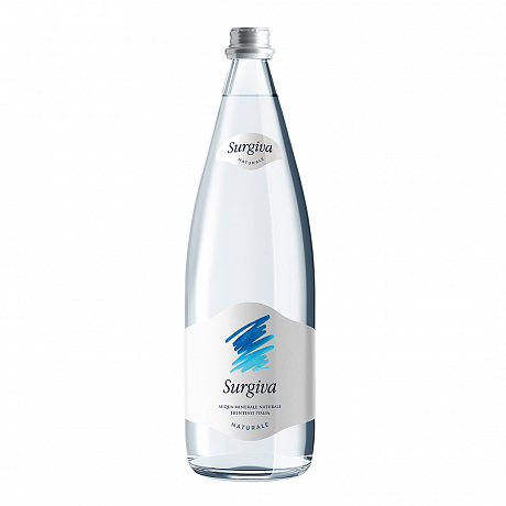 Вода минеральная "Surgiva", 1 л, негазированная, стеклянная бутылка