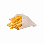 Бумажный пакет для картофеля фри, 115x110 мм, 3000 шт, белый