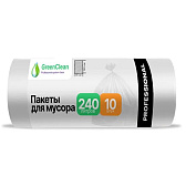 Мешки для мусора GreenClean Professional, 240 л