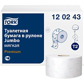 Бумага туалетная  TORK Premium Т2 в мини рулоне (120243)