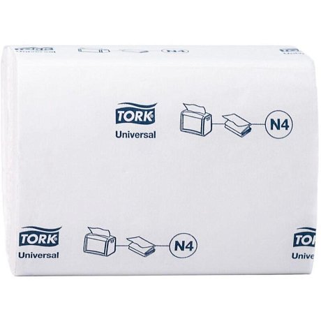 Салфетки для диспенсера TORK Xpressnap, 200 шт/упак, белый, N4 (10844-00)
