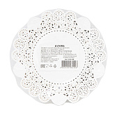 Салфетки бумажные ажурные AVIORA, d=14 см