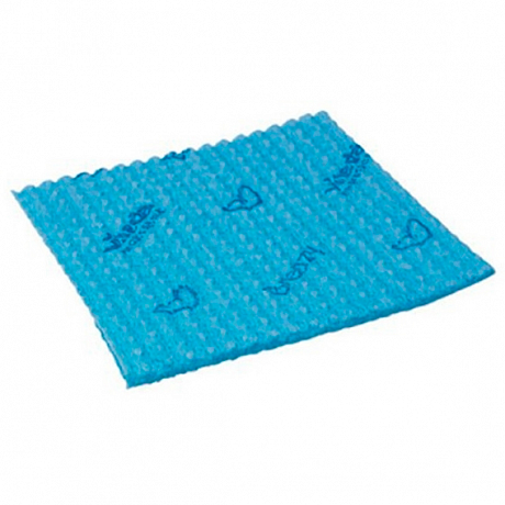 Салфетка универсальная c содержанием микроволокна "Бризи", 35x35 см, 1 шт/упак, голубой
