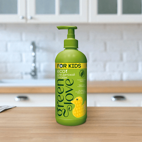 Средство для мытья детской посуды "Green Love", 500 мл, экологичное